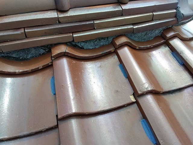 雨漏り屋根調査